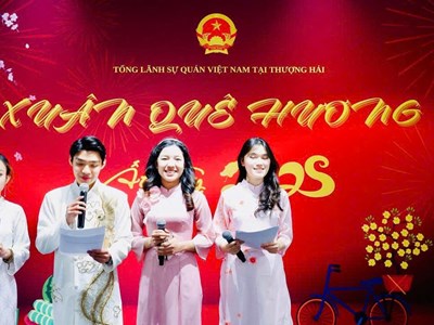  Xuân Quê hương 2025 tại khu vực Hoa Đông, Trung Quốc