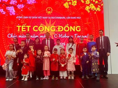 Chương trình Tết Nguyên đán mừng Xuân Ất Tỵ 2025 tại Liên bang Nga