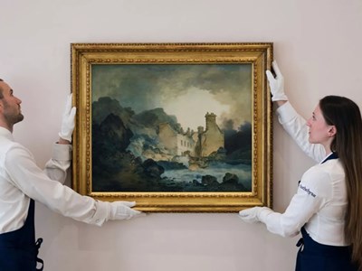 Tranh sơn dầu đầu tiên của danh hoạ Turner được tìm thấy sau 150 năm