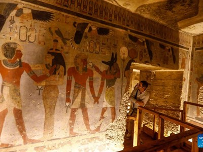 Lăng mộ Pharaoh Amenhotep III mở cửa trở lại sau hơn 20 năm tu sửa