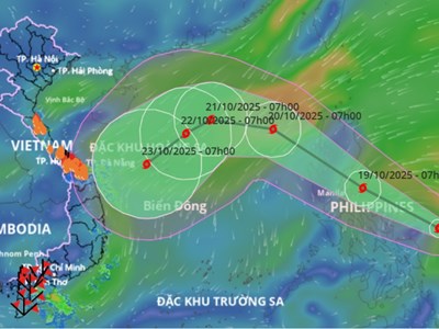 Bão Fengshen sẽ vào biển Đông trong ngày hôm nay