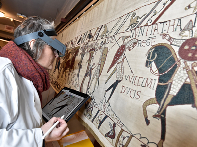 Thảm Bayeux được bảo hiểm kỷ lục 800 triệu bảng khi trưng bày tại Anh