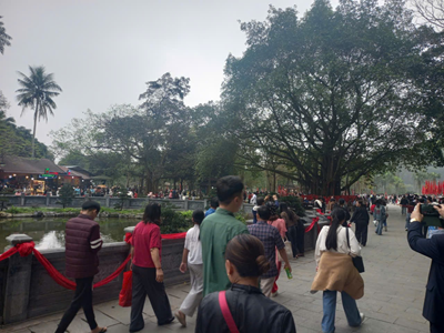 Khu di tích đền Hùng Phú Thọ không còn cảnh “hỗn độn âm thanh” 