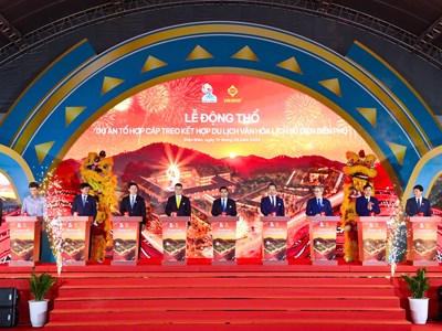 Sun Group động thổ Tổ hợp cáp treo kết hợp du lịch văn hóa lịch sử Điện Biên Phủ