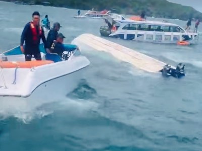Phú Quốc tích cực cứu hộ các nạn nhân trong vụ lật ca nô