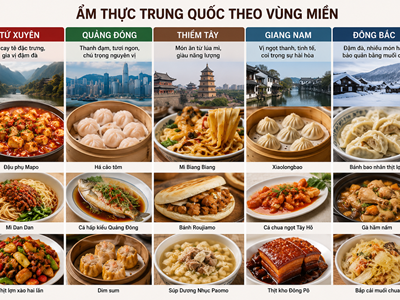 Địa lý đã định hình ẩm thực Trung Quốc như thế nào?