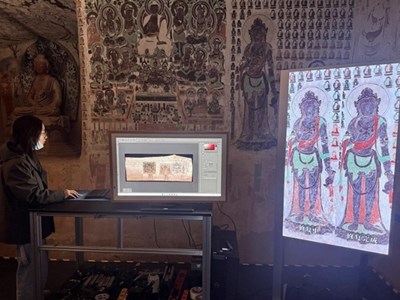 AI giúp di sản nghìn năm tuổi Đôn Hoàng “sống lại” trong không gian số