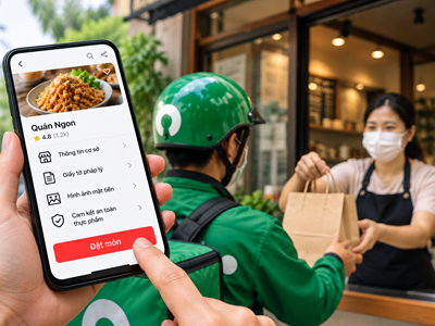 Bán đồ ăn qua app, những thông tin nào phải công khai?