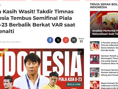 Báo Indonesia cảm ơn trọng tài vì thoát bàn thua, chơi hơn người và được đá lại luân lưu