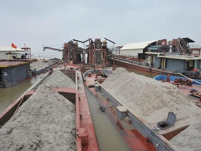Hà Nội đề nghị Phú Thọ cung cấp hồ sơ cấp phép khai thác cát