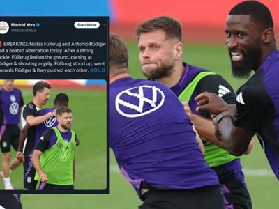 Tuyển Đức xích mích trong buổi tập, tuyển Hà Lan mất De Jong