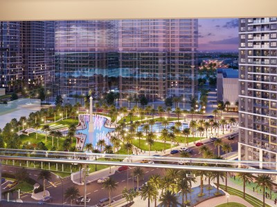 Chưa khai trương, Quảng trường Golden Eagle đã hút du khách về phía Đông TP. HCM