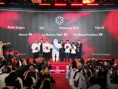 Ba nhà hàng của Capella Hanoi một lần nữa có mặt trong danh sách Michelin