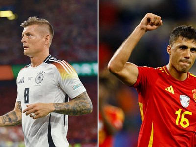 Nhận định, dự đoán Tây Ban Nha vs Đức, 23h00 ngày 5.7: Thành bại tại Rodri và Kroos