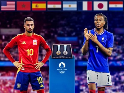 Tây Ban Nha, Pháp hẹn nhau tranh HCV bóng đá nam Olympic