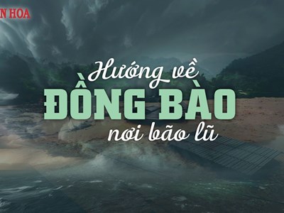 Cùng chung tay hướng về đồng bào miền Bắc