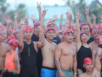 Ánh Viên cùng 2.000 VĐV chinh phục giải hai môn phối hợp DNSE Aquaman Vietnam 2024 