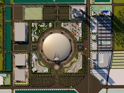 Cận cảnh Trung tâm Hội chợ Triển lãm Quốc gia sẽ hoàn thành vào tháng 7.2025