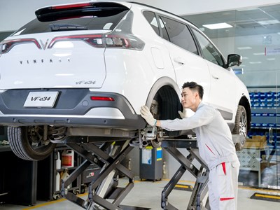 VinFast đẩy mạnh mở rộng mạng lưới dịch vụ và nâng cấp chất lượng hậu mãi