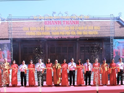 Khánh thành công trình tu bổ, tôn tạo Di tích đền thờ Lý Nam Đế