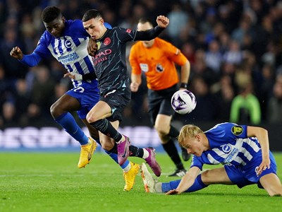 Nhận định trận đấu Brighton vs Man City, 0h30 ngày 10.11: Nhân đôi thử thách