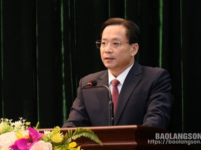 Ông Hoàng Văn Nghiệm được bầu làm Bí thư Tỉnh ủy Lạng Sơn