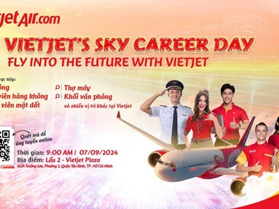 Vietjet tổ chức ngày hội tuyển dụng lớn nhất năm 2024