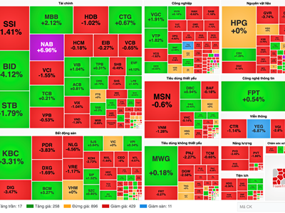 Chứng khoán phiên 7.1: VN-Index xanh vỏ đỏ lòng