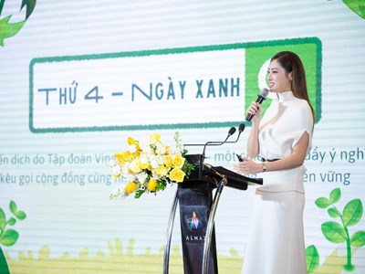 Hoa hậu Lương Thuỳ Linh gợi ý cách sống xanh thời thượng mà tiết kiệm