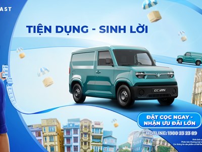 VinFast ra mắt dòng xe chở hàng cỡ nhỏ giá từ 285 triệu đồng