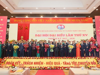 Đảng bộ BIDV tổ chức thành công Đại hội đại biểu lần thứ XV, nhiệm kỳ 2025 - 2030