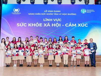 5.500 sáng kiến vì sức khỏe tâm lý: Khi học sinh Vinschool làm chủ hành trình hạnh phúc học đường