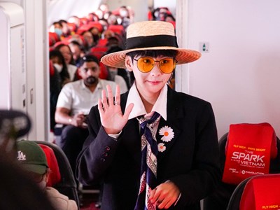 Vietjet đồng hành cùng người hâm mộ đến K-Star Spark 2025 tại Hà Nội