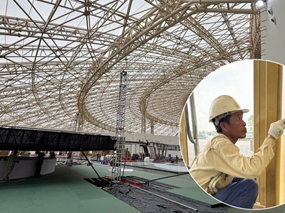 Sự tỉ mẩn từng cm trên đại công trường 90ha