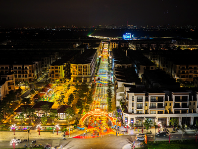 Thành phố Thiên niên kỷ T&T City Millennia bừng sáng trước đại nhạc hội