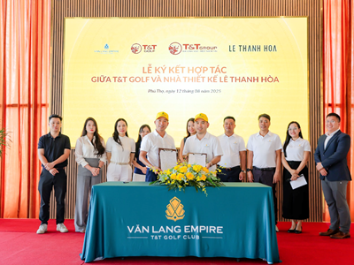 Cán bộ, nhân viên Văn Lang Empire T&T Golf Club sẽ được NTK Lê Thanh Hòa thiết kế đồng phục riêng