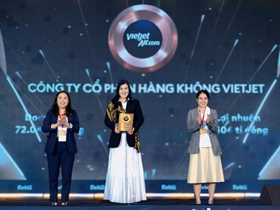 Forbes vinh danh Vietjet trong Top 50 Công ty niêm yết tốt nhất Việt Nam 2025