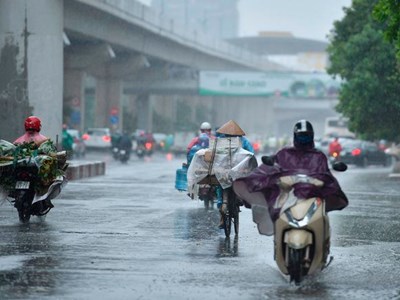 Dự báo thời tiết 28.8: Cả nước có mưa, Hà Nội có mưa dông