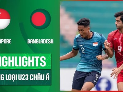 Highlight U23 Singapore vs U23 Bangladesh: Cơn mưa bàn thắng