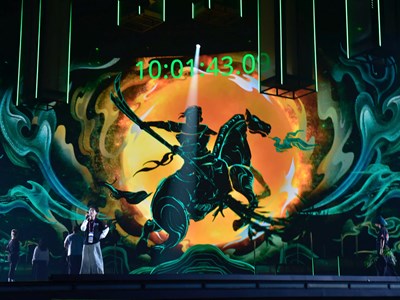 Hình ảnh Thánh Gióng xuất hiện trong buổi tập đầu tiên của đoàn Việt Nam