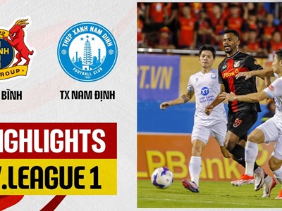  Highlight Ninh Bình vs Nam Định: Đương kim vô địch ôm sầu
