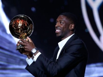 Dembele vượt qua Lamine Yamal, giành Quả bóng Vàng 2025