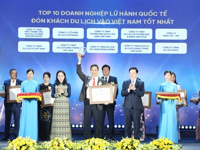 Du lịch Việt Nam vươn tầm: 113 tập thể, doanh nghiệp được vinh danh tại Giải thưởng Du lịch Việt Nam 2025