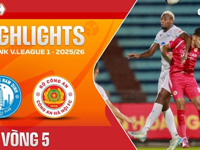 Highlight Nam Định vs CAHN: Chảo lửa “Thiên Trường” tắt lửa