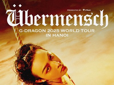 Cơn địa chấn G-DRAGON 2025 WORLD TOUR [Übermensch] mở bán vé day 2 tại 8Wonder Ocean City