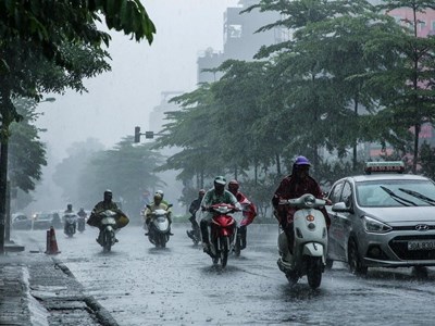 Dự báo thời tiết 14.10: Bắc Bộ mưa trên diện rộng, Hà Nội mưa dông