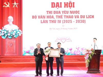 Đại hội Thi đua yêu nước Bộ VHTTDL lần thứ IV: Hành trình cống hiến, kiến tạo kỷ nguyên mới