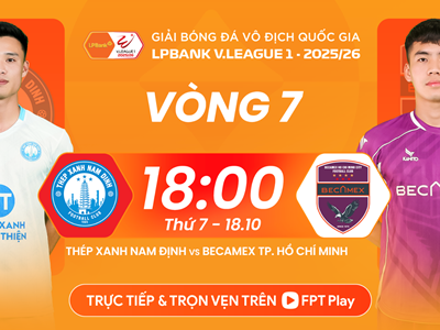 Nhận định trận đấu Nam Định vs Becamex TP.HCM, 18h00 ngày 18.10: Thời cơ tốt cho nhà vô địch