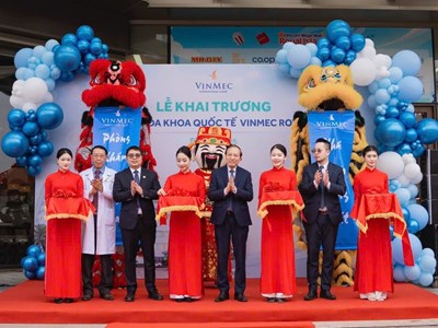 Vinmec khai trương phòng khám Đa khoa Quốc tế tại Vincom Mega mall Royal Island