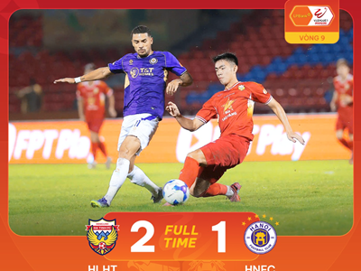 Highlight trận Hà Tĩnh 2-1 Hà Nội FC: Viktor Lê rực sáng, đội bóng Thủ đô mất điểm tiếc nuối